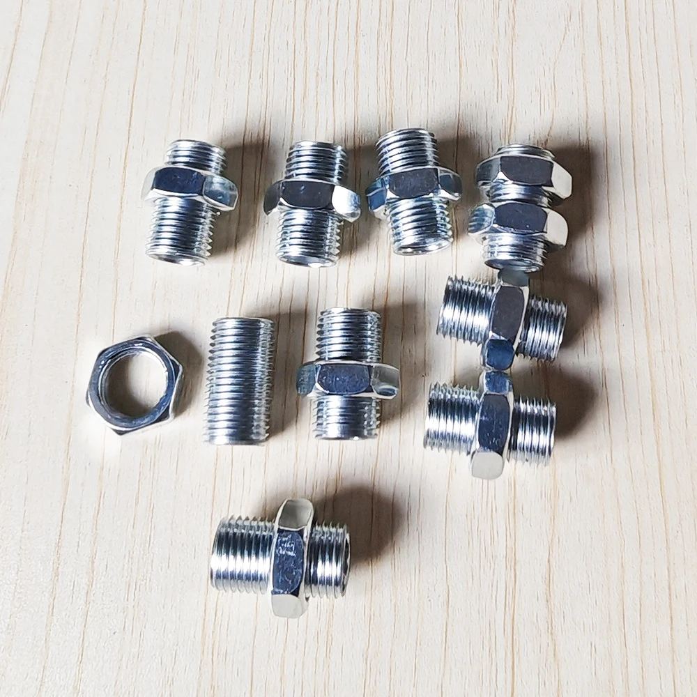 Lamp Tooth Tube 9/16 Inch Hollow Threaded Tube Galvanized Led Lamp Head Link Fixed Base Support Rod Lighting Accessories Screws