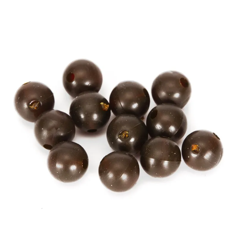 50 stücke Blockieren Perlen Silikon Weiche Anti-kollision Bohnen Runde Big Thing Angeln Set Raum Bohnen Linie Set anti-tan-gle Bohnen 8mm