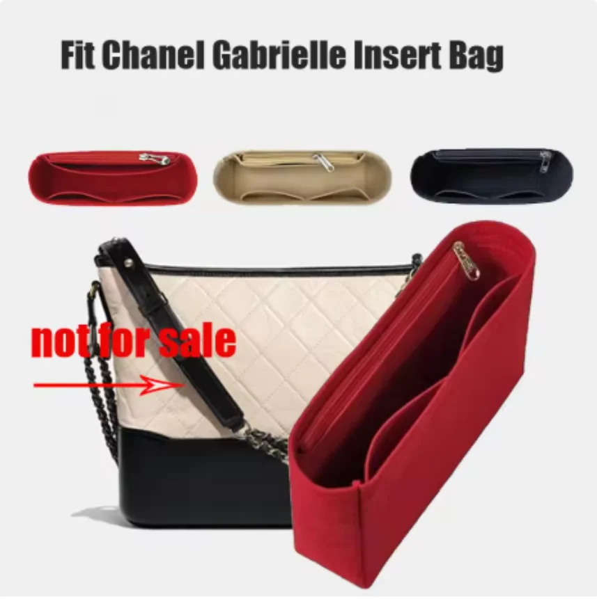 Felt Cloth Liner Bag For GABRIELLE Handbag Women Makeup Organizer Felt Insert Bag liner Travel Organizer Portable Cosmetic Bag
