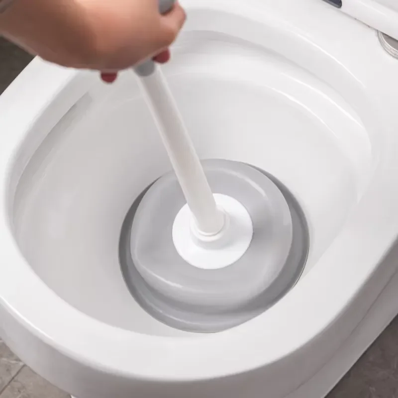 Eco Friendly Long Handle Toilet Plunger Household Pipe Dredging Suction Cup Advanced Cleaning Tools and Accessories