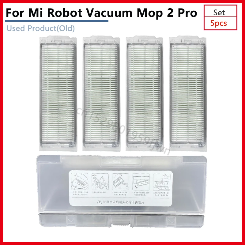 Original Dust Box Products For Xiaomi Mijia Mop 2 Lite Mop 2 Pro MJST1S MJST1SHW Vacuum Cleaner Hepa Filter Home Accessories