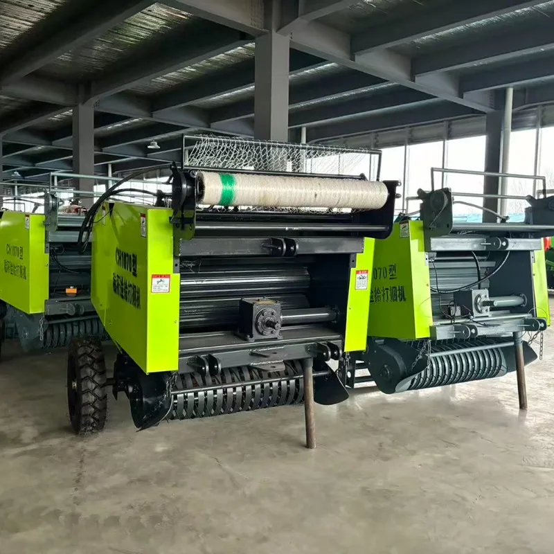 Customized Small Round Baler Machine Silage Hay Baling Press 220V Portable Baler Wrapper For Small Farm