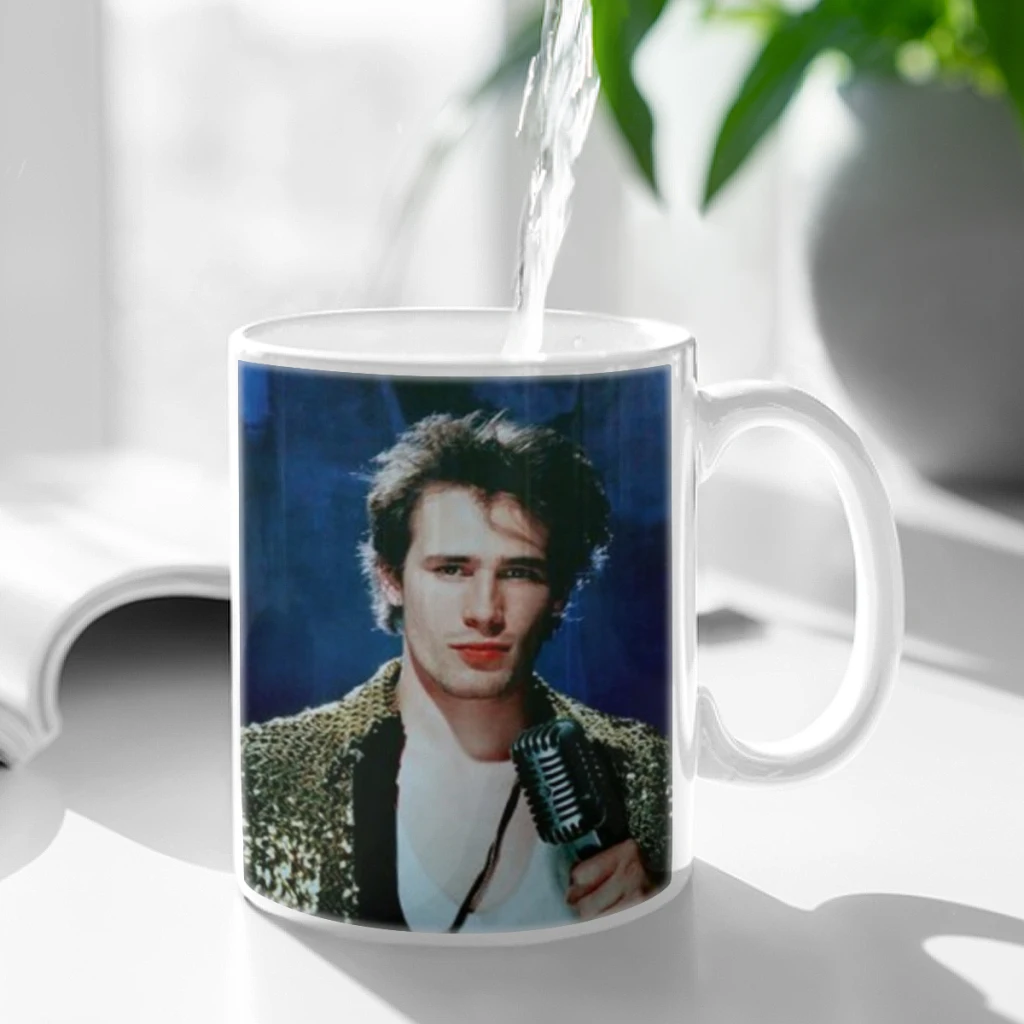 Retro Jeff Buckley Pop Singer Ceramic Cup Coffee Oatmeal Breakfast Cup Creative Personality Mug