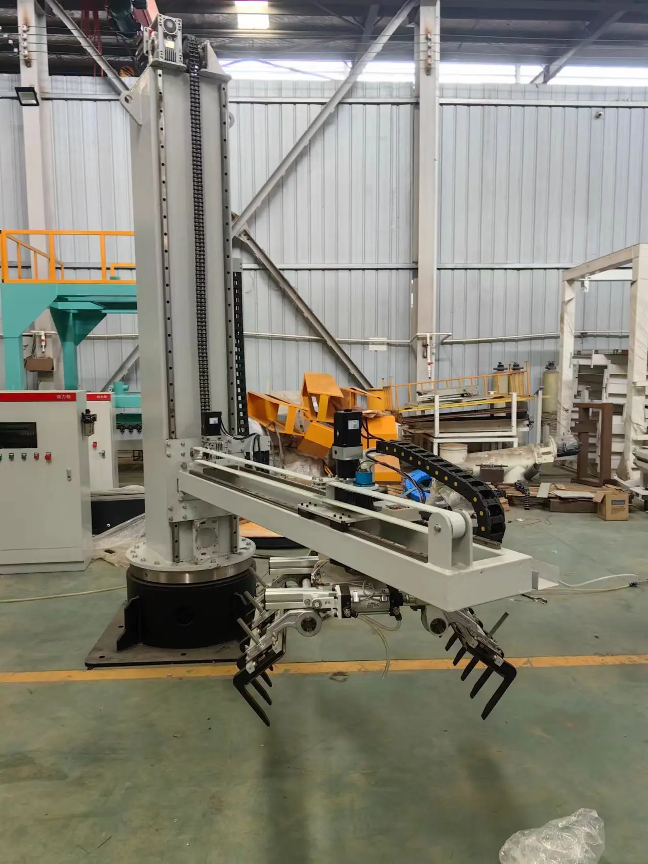 自動コラムパレタイザーマシン PLCコアロボットカートンボックスパッカー ケース包装ラインツール 製造工場向け