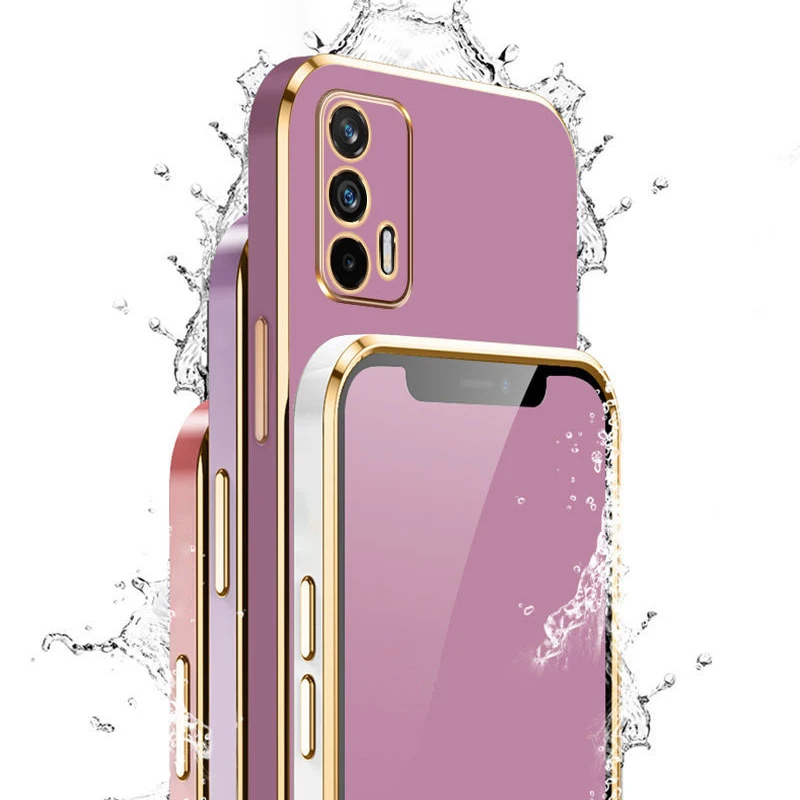 For Realme GT Neo2T Case Realme GT 5G Phone Case Realme GT Neo Flash Realme GT Neo Luxury Square Plating Shockproof Back Cover