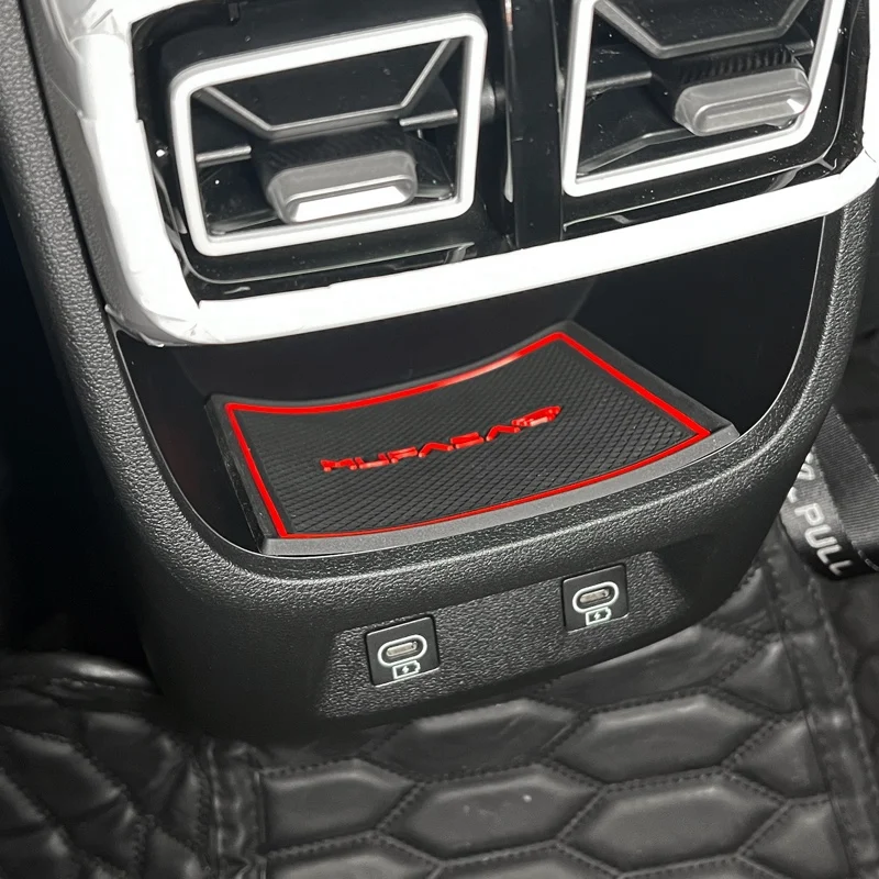 For Hyundai MUFASA 2023 Door Slot Pad Water Cup Pad Storage Anti Slip Pad Interior Decoration Modification