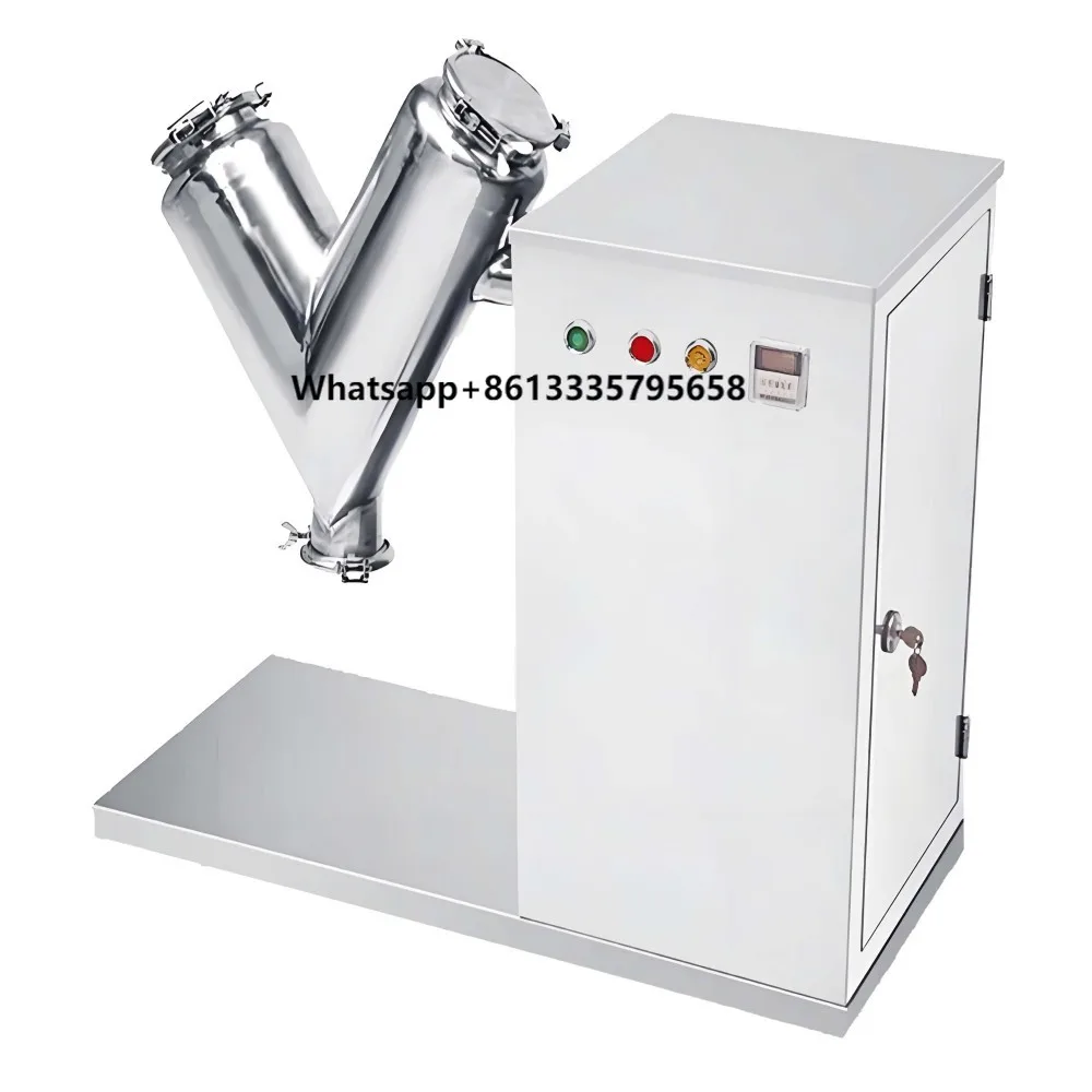 

Factory Source High Efficiency Powder Core Motor Component 10~500L Stainless Steel V Mixer 220V V Shape Blender