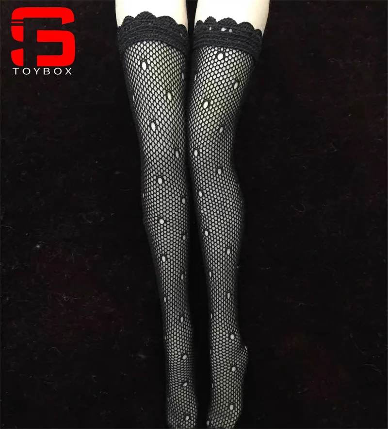 Bas en dentelle Sexy, échelle 1/6, modèle adapté aux poupées de corps de soldat féminin TBL JO de 12 pouces