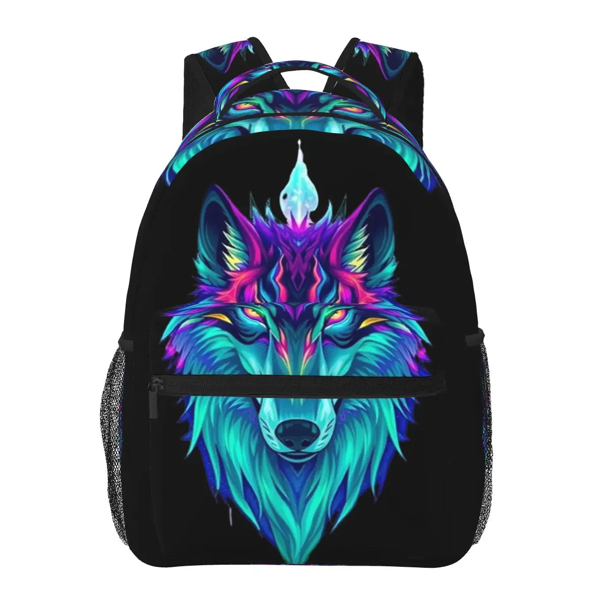 

Wild Wolf Backpack Hot Sale Daypack Large Capacity Kids BookBag School Bag Shoulder Bags for Men Women