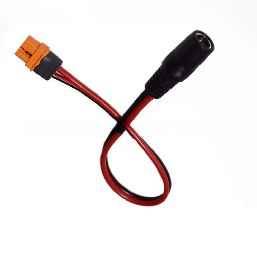 For XT60 IF and DC7909 Dual Female Power Cord 0.3 Meter 2.0 sq mm Copper Conductor for For outdoor Solar Applications