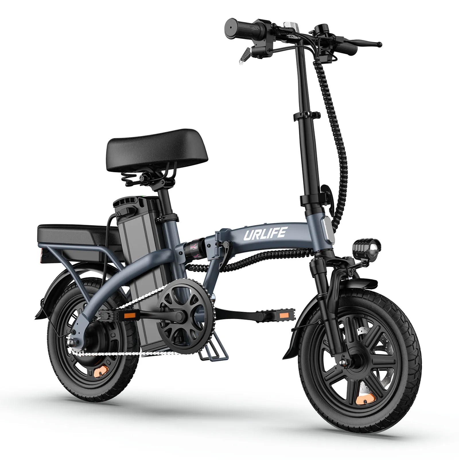 

URLIFE F1L Взрослый EBike 250 Вт 48V7.5AH аккумулятор городской пригородный электрический велосипед 14 дюймов шины электрический велосипед