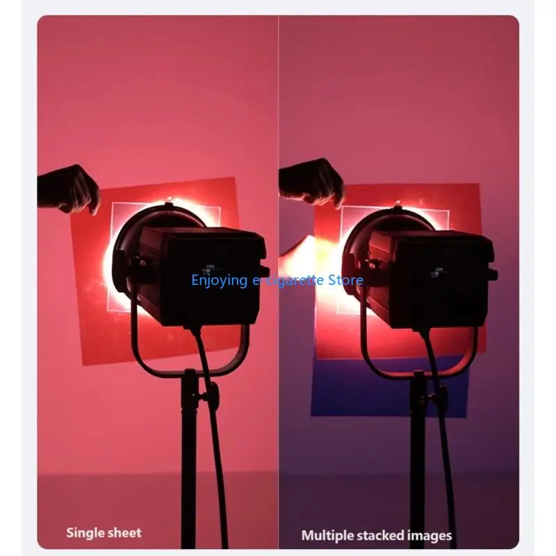 Studio Lighting Farbfilterblätter, 30 x 30 Gel-Set für Produktszenenaufnahmen Y4QF – Detail 3