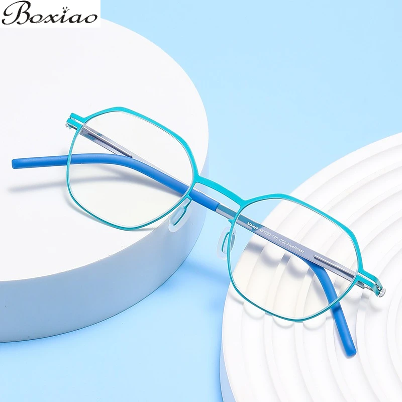 

2025 New Screw-less Glasses Women's Height, Plain and Slim Fashion, Retro Pure Titanium High-grade Sense Frame Men's Business