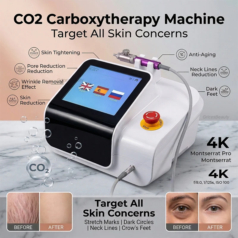 

Carboxy Therapy Machine With Heater CO2 Treatment Wrinkle Removal Carboxiterapia Supply Face Lifting Machine