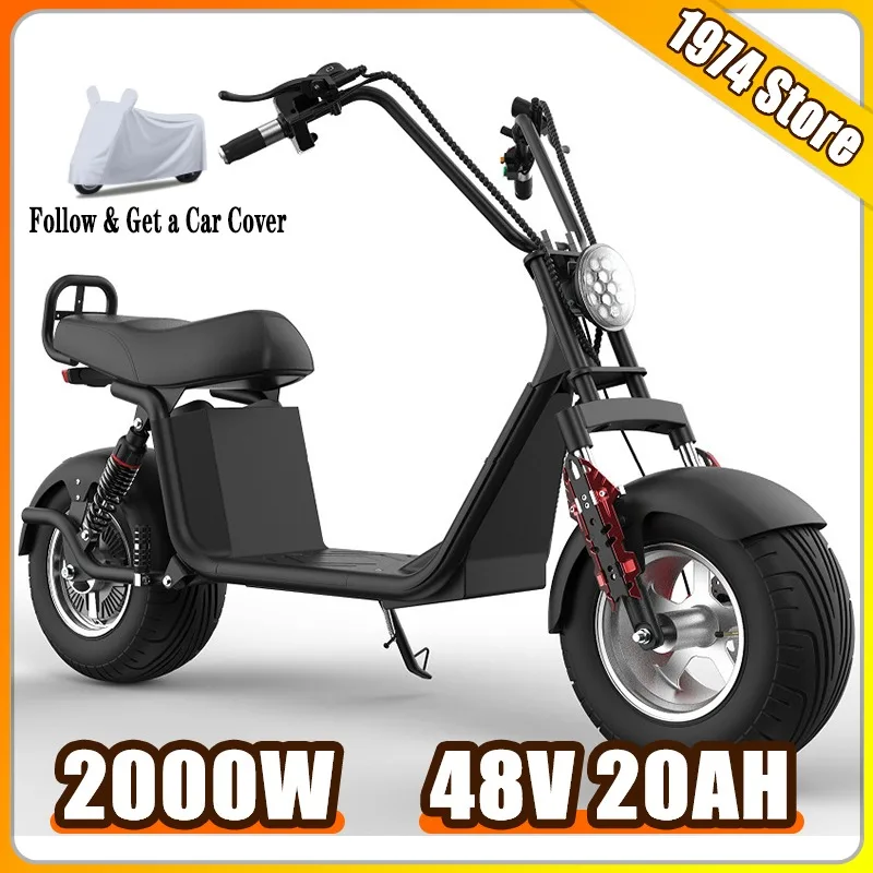 

Adult 1500W High power motor 60V20A Large battery Electric car City scooter Commuting Leisure Max speed 50KM/H Electric Tricycle