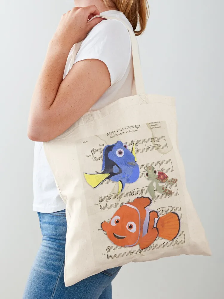 

Nemo Egg Decor Sheet Music Tote Bag women bag free delivery bags shoping bag shopper women