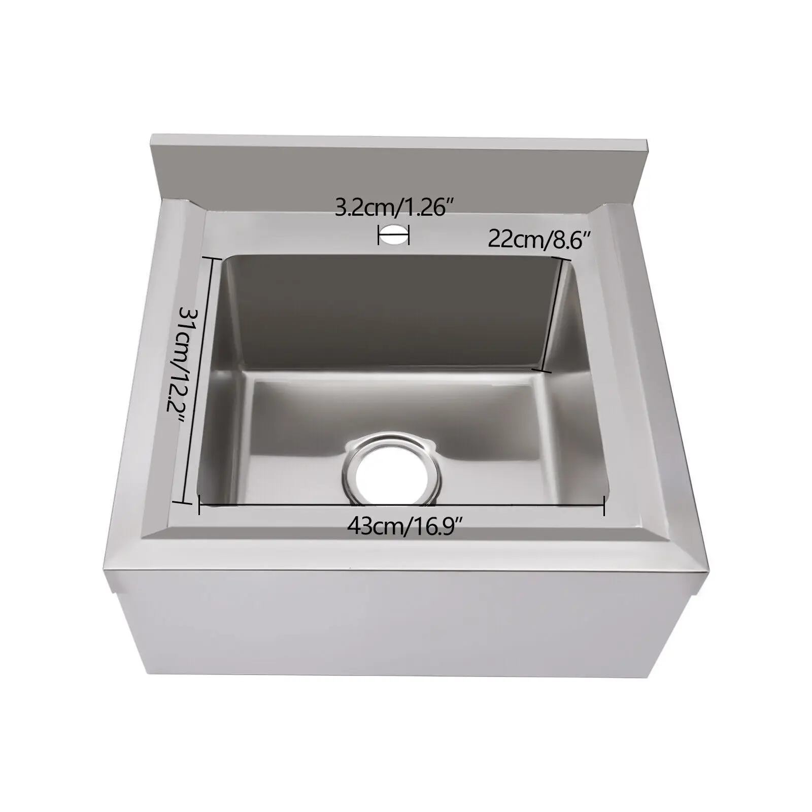 

Коммерческая универсальная мойка Кухонная мойка из нержавеющей стали с 1 отделением и смесителем