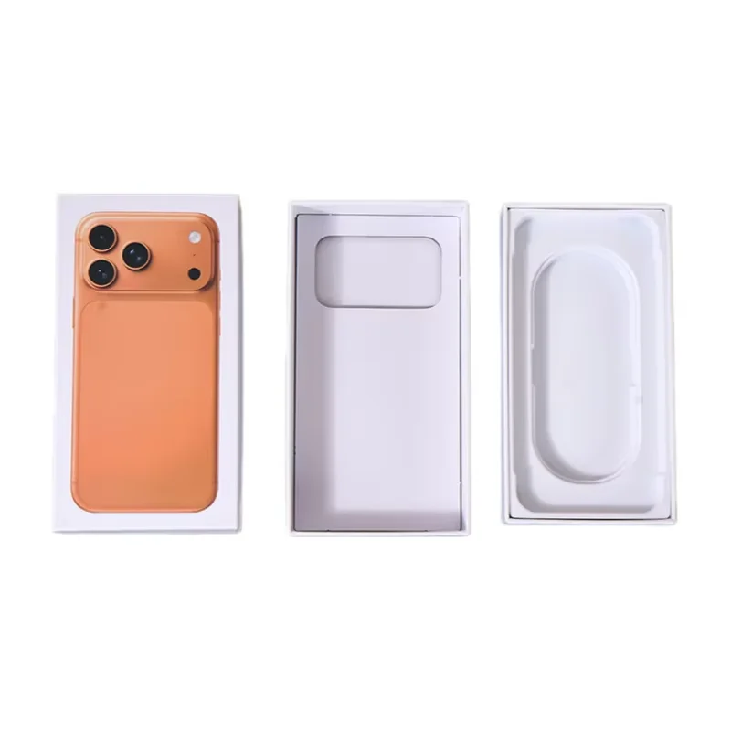 Puste pudełko na telefon iPhone 17 Pro Max, białe, gładkie, 5G, używany smartfon, telefon komórkowy z drugiej ręki, odnowiony, twarde pudełko A28 — zdjęcie produktu 7