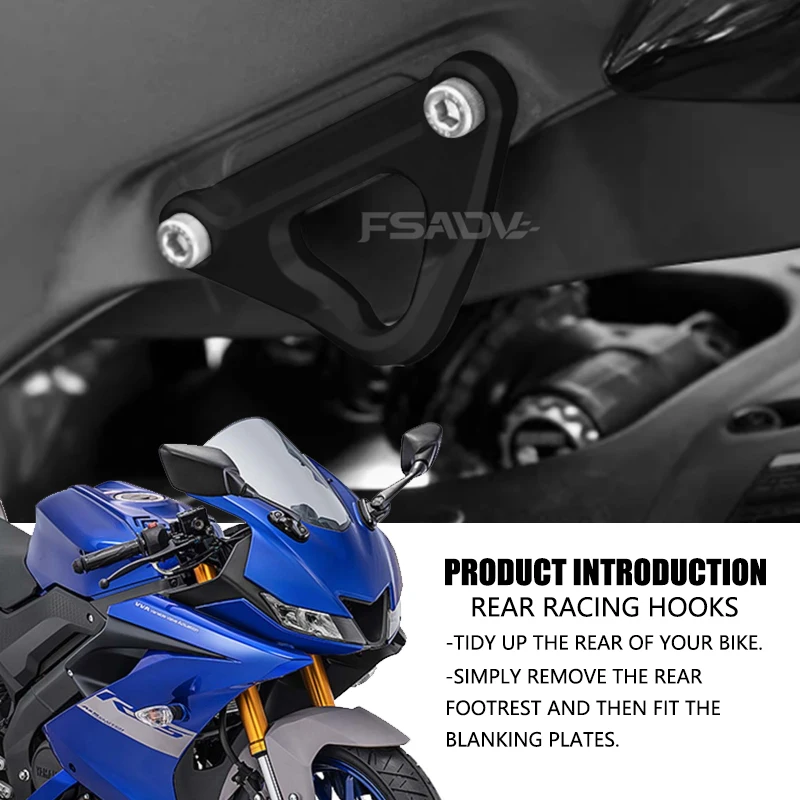 For YAMAHA YZF-R15 YZF R15 R125 2023-2025 Motorcycle Rear Racing Hook Subframe Tie Down Holder Bracket