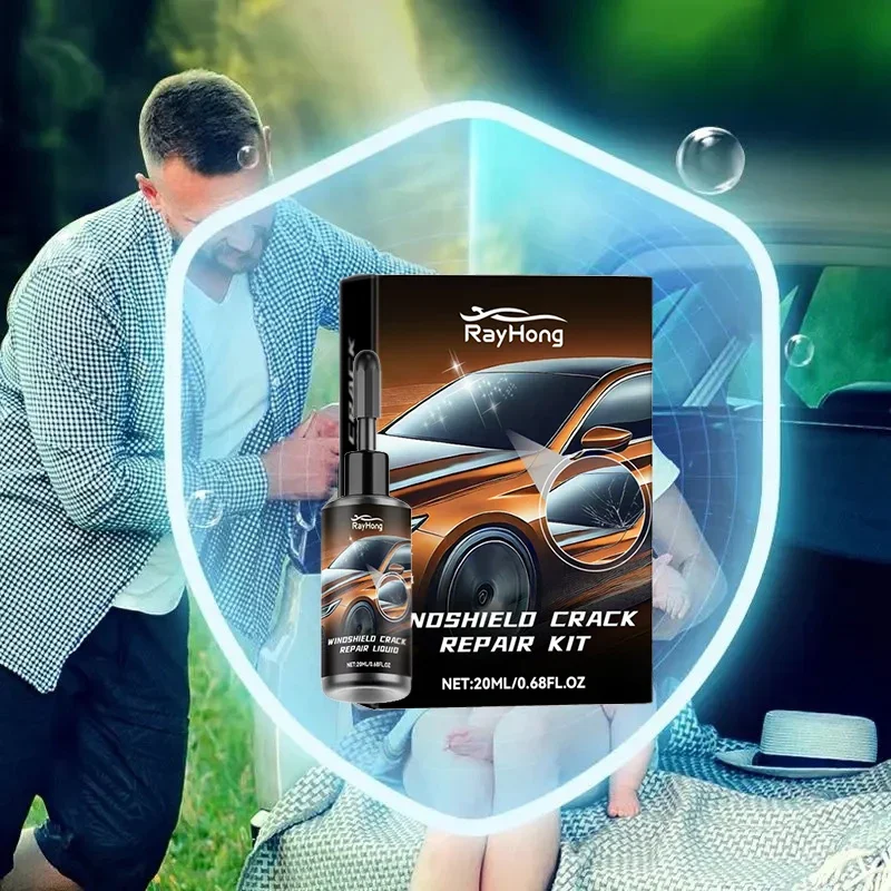 الزجاج الأمامي الكراك إصلاح السائل نافذة السيارة إصلاح الراتنج الزجاج الأمامي خدش الكراك استعادة السائل الزجاج علاج الغراء اكسسوارات السيارات
