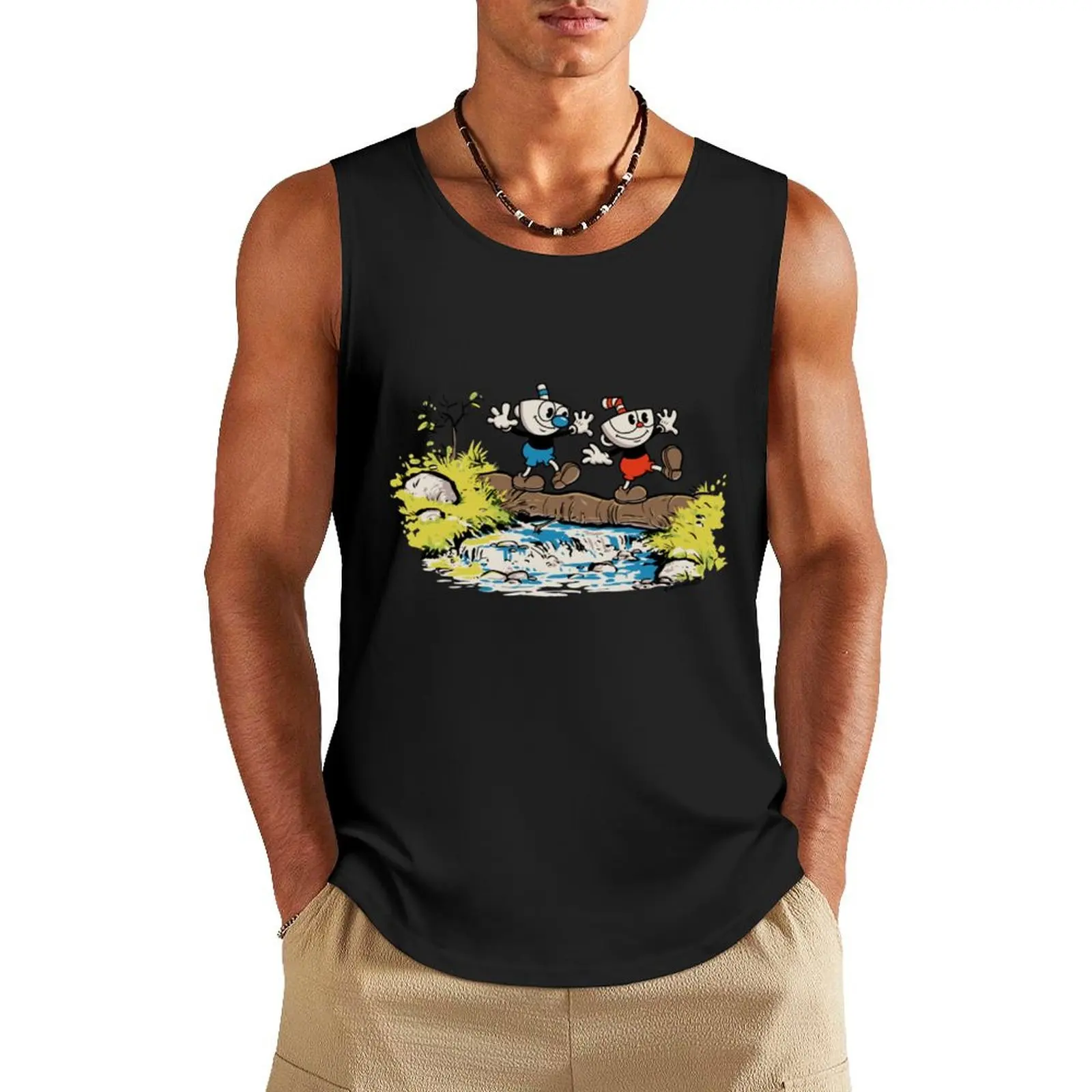 

Cup and Mug Tank Top quick-drying t-shirt vests for men Short sleeve Men's gym