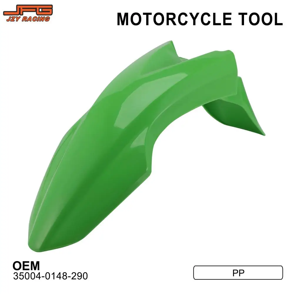 Front Fender Motorcycles Accessories Plastic Mudguard Fairing Kit Guard For KAWASAKI KLX110 KLX110L 2011-2025 Dirt Pit Bike Moto