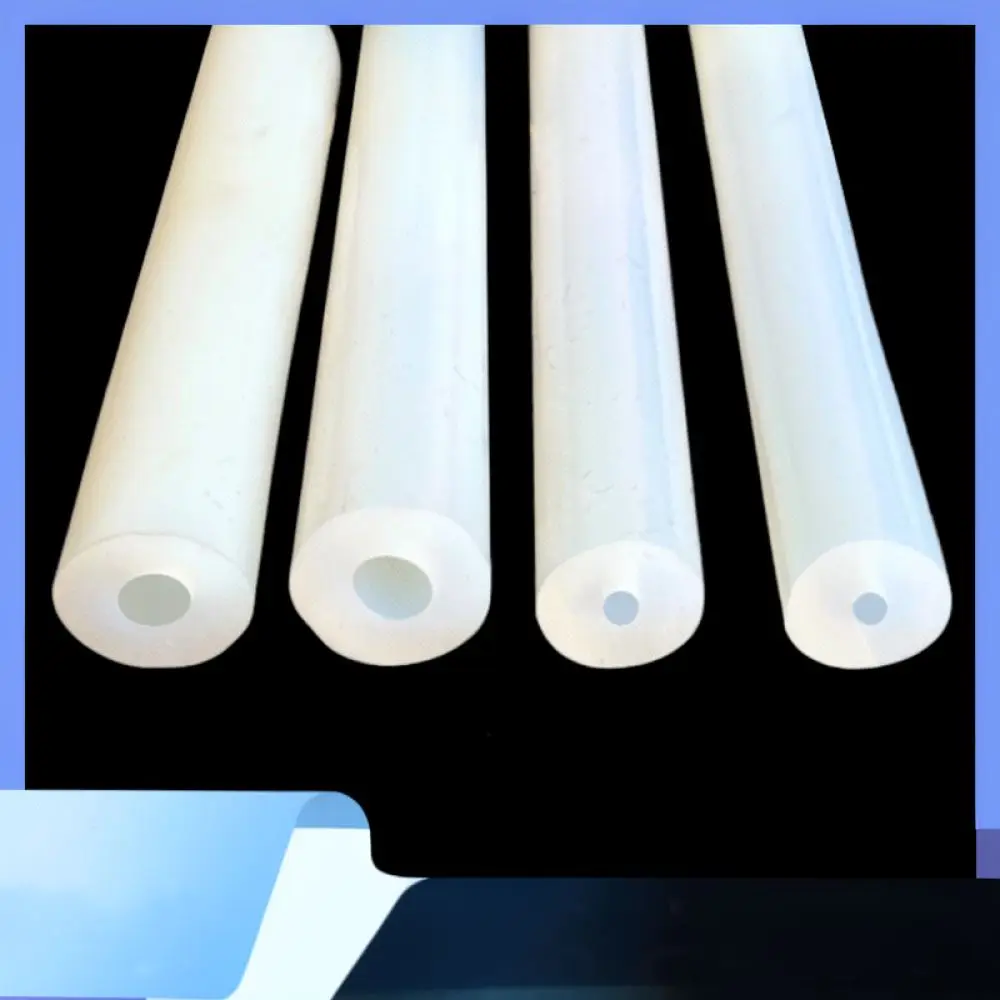 Translucent Silicone Hose Flexible Tubing O Ring Seal Strip For Industrial Liquid Piping High Temperature Rubber Conduit