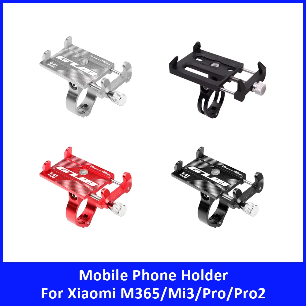 

Mobile Phone Holder for Xiaomi M365 Mi3 Pro Pro2 Kickscooter Aluminum Alloy Bracket Cell Phone Stand Electric Scooter Accessorie