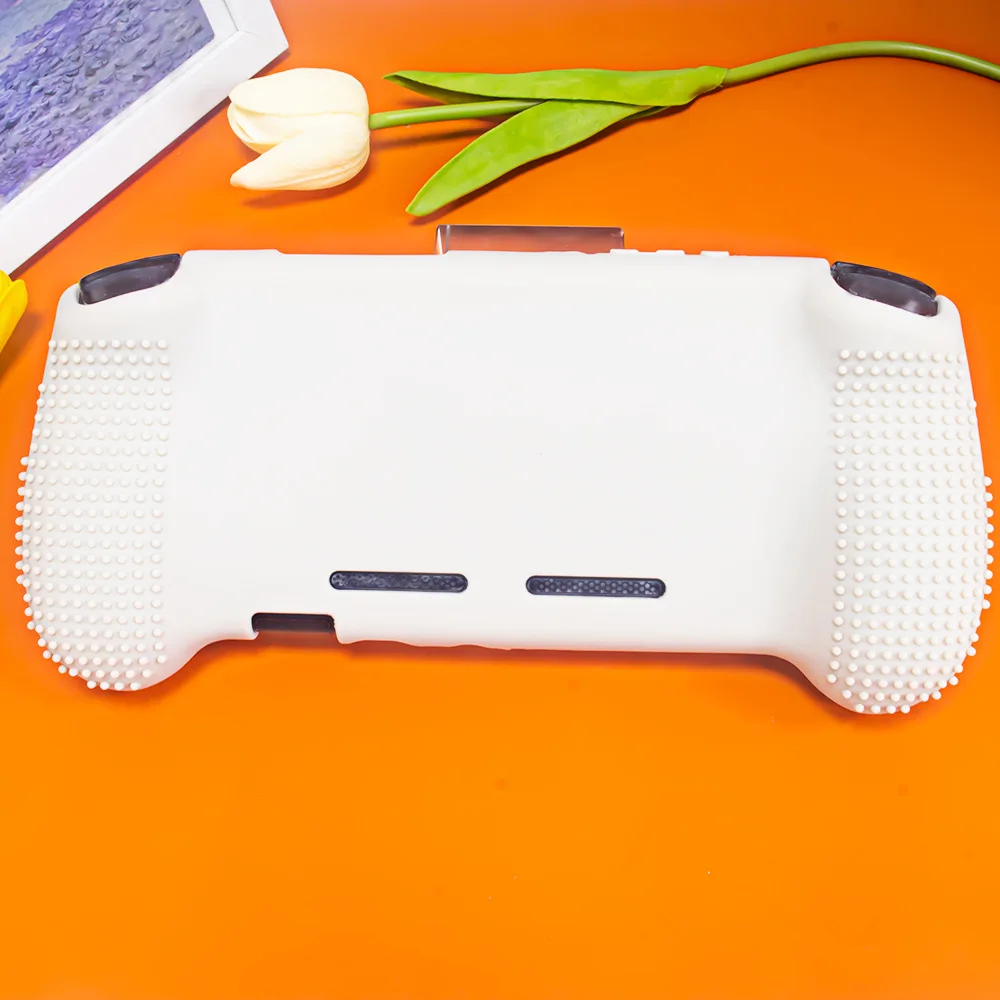 Silicone Protective Case for ANBERNIC RG556 Gaming Console Drop Protection Simple Solid Color