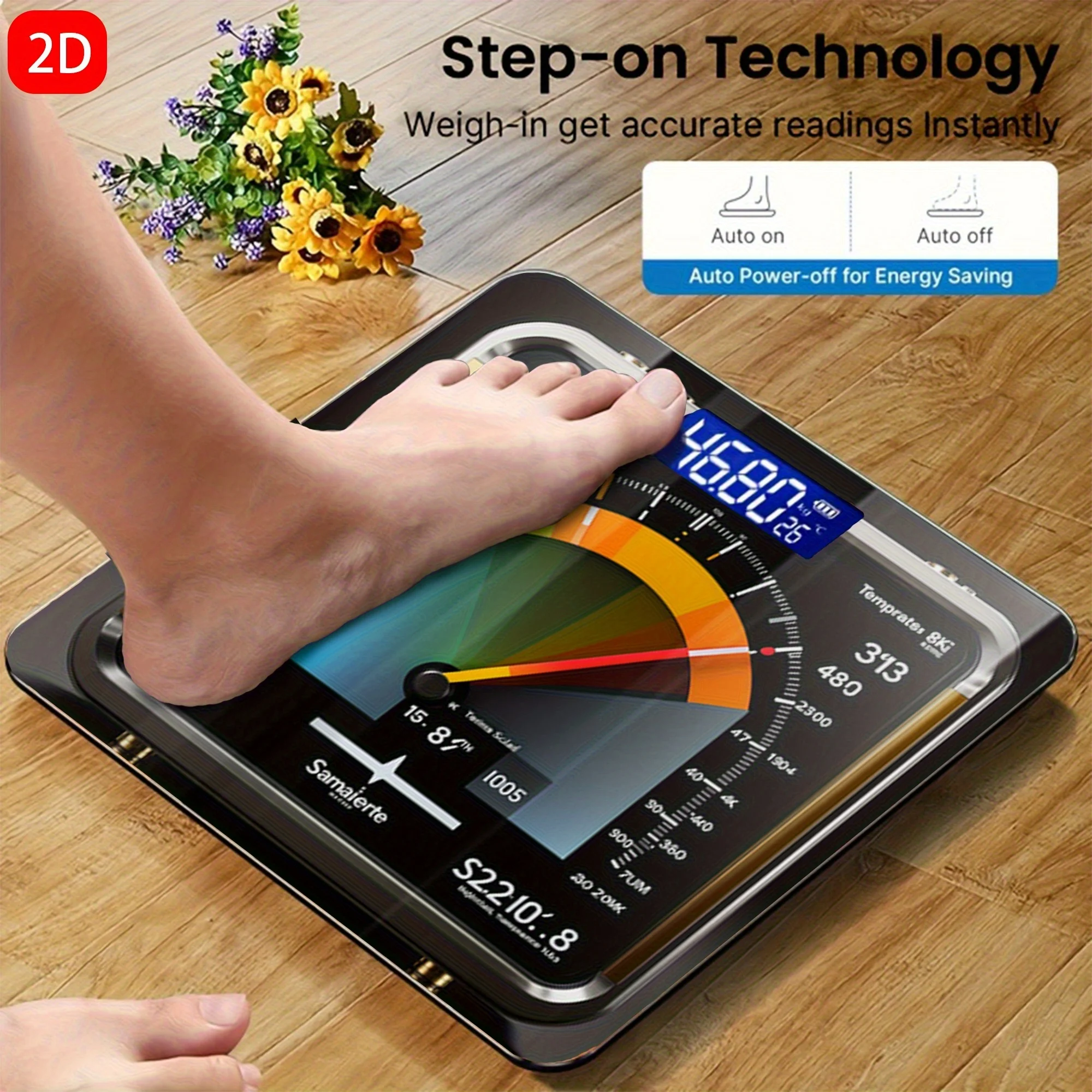 Digital Body Weight Scale - Báscula Digital de Peso Corporal con