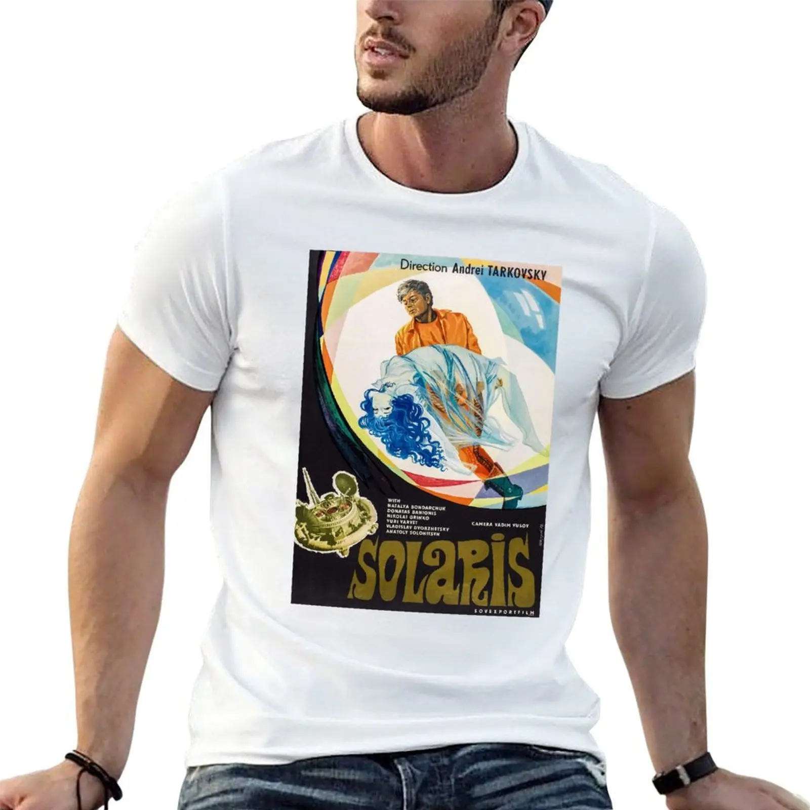 Solaris - Andrei Tarkovsky (1972) T-Shirt oversizeds fashion shirts mens white t shirts