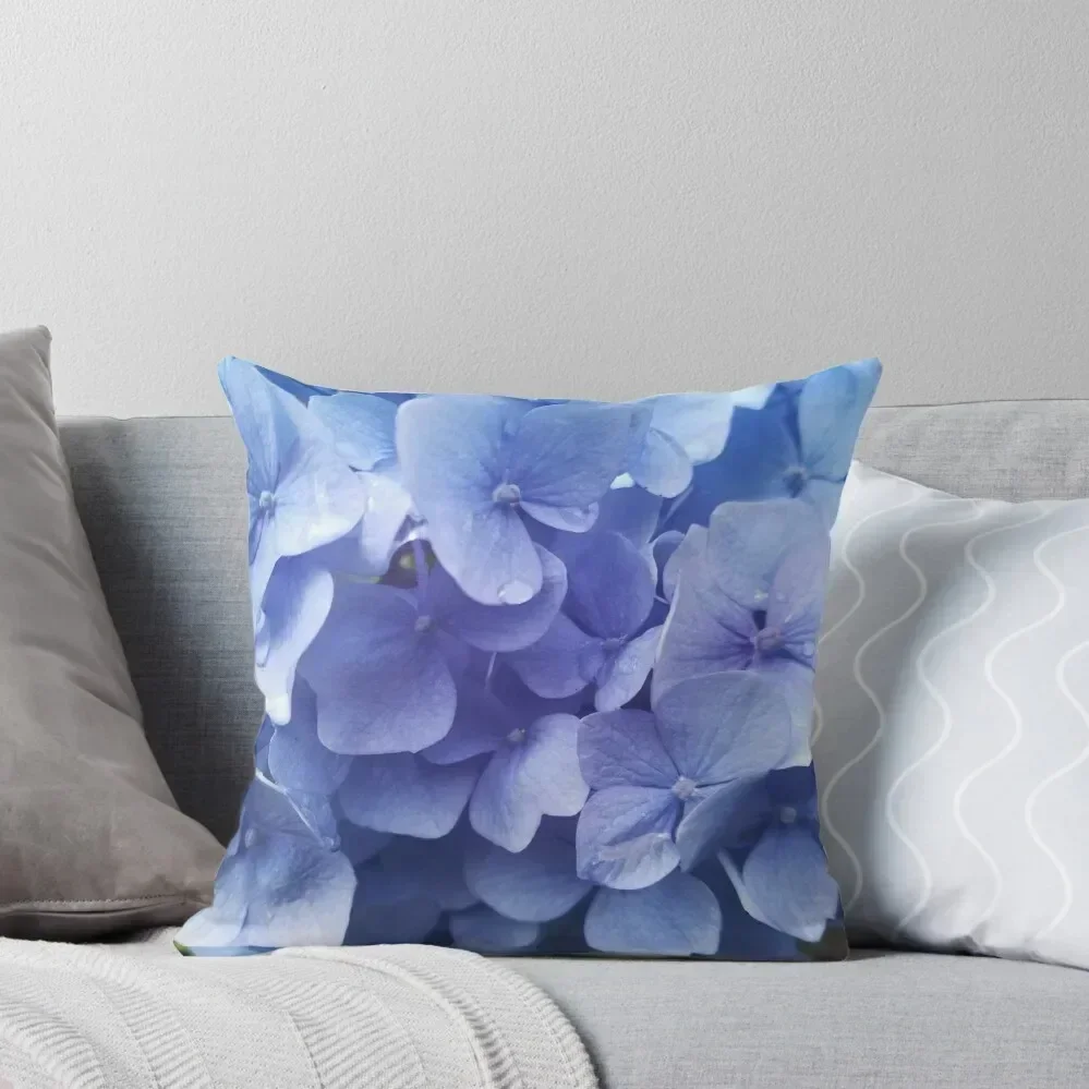 

Blue hydrangea photograph Throw Pillow Christmas Covers For Cushions Sofas Covers Decorative Sofa Cushion pillow