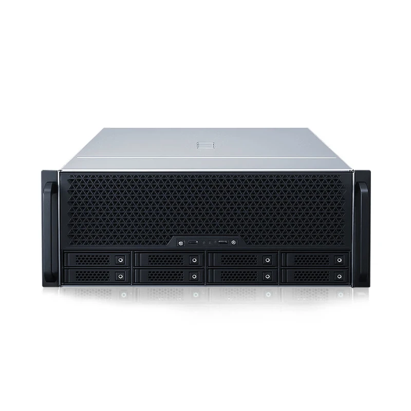 Dual Xeon 4410Y 8488C 4510 8581C Rack-mounted four-card 4090/5090 server deep learning workstation 2 * Silver 4410Y 24-c