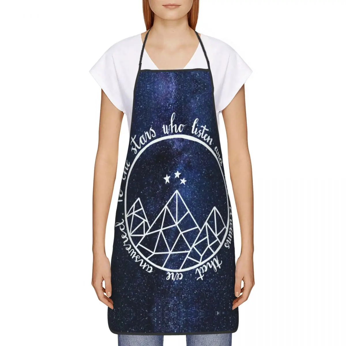 ACOTAR To The Stars Who Listen Apron Women Men Unisex Bib Cooking Kitchen Tablier Cuisine Chef Painting