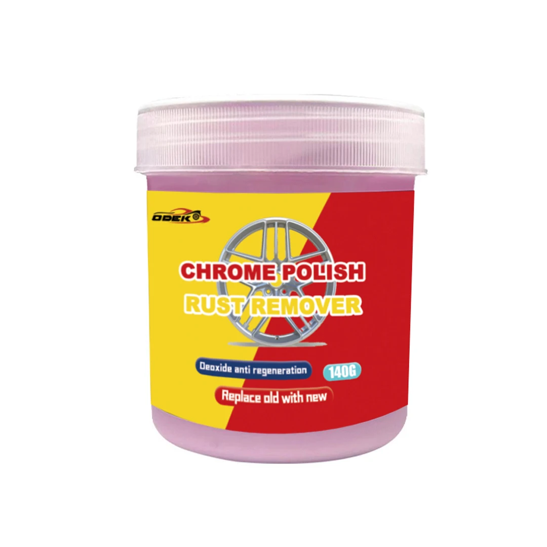 140g Car Chrome-Plated Repair Paste - Metal Polishing and Rust Removal for Windows, Doors and Signs