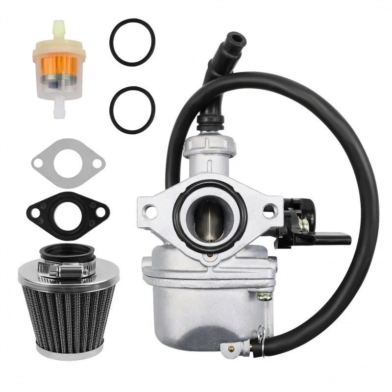 For Motorcycle ATV dune buggy accessories 70CC, 90CC, 110CC PZ19 carburetor air filter assembly LLL