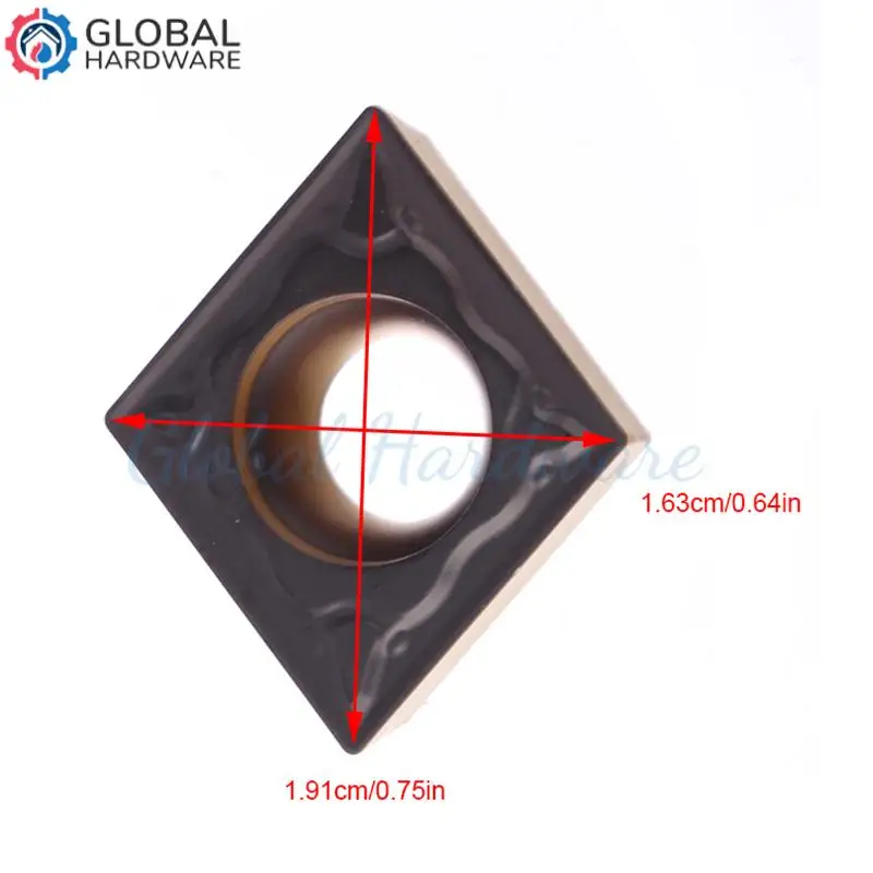 NEW CCMT120404-GM SP3200 steel turning insert is suitable for machining mild steel parts such as abrasive steel view 2