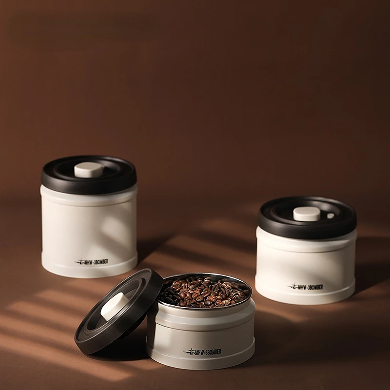 

Vacuum Sealed Canister Stainless Steel Canisters Sets for the Kitchen Storage Coffee Beans Suger Nuts