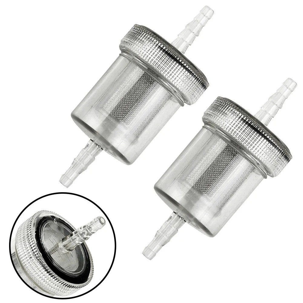 High Quality Diesel Filter Diesel Fuel Filter Fuel Filter 2 Pack Replacement Set In-line Plastic Transparent 2pcs