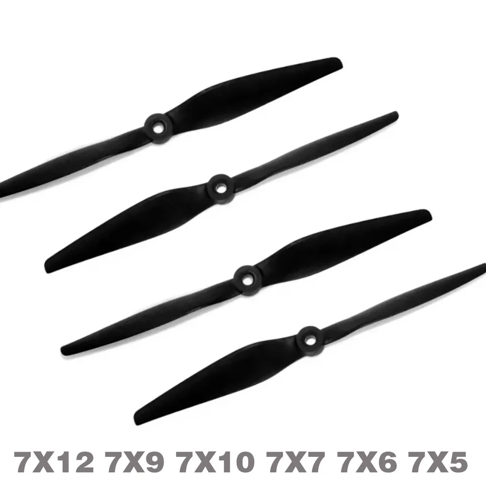 

2Pair HQProp Thin Electric Prop 7X12 7X9 7X10 7X7 7X6 7X5 CW/CCW 2-blade Propeller Reinforced Nylon Prop for 7 inch RC Airplanes