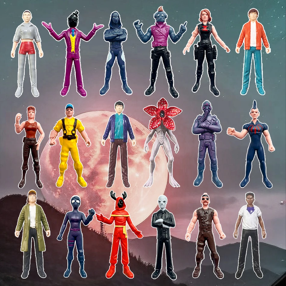 

2026 New Hot 18Pcs/Set Horror TV Figure Style Dolls Eleven Monster Strangered Things Figurine PVC Anime Collection Toys Birthday