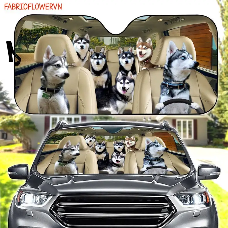 

Alaskan Klee Kai Car Sunshade, Alaskan Klee Kai Car Decoration, Dog Car Windshield, Dog Lovers, Dog Car Sunshade, Gift For Mom,