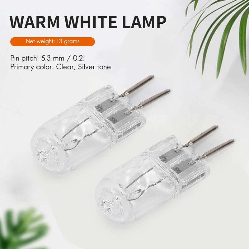 4 220V 35W G5, 3 pin power supply dual halogen bulb warm white