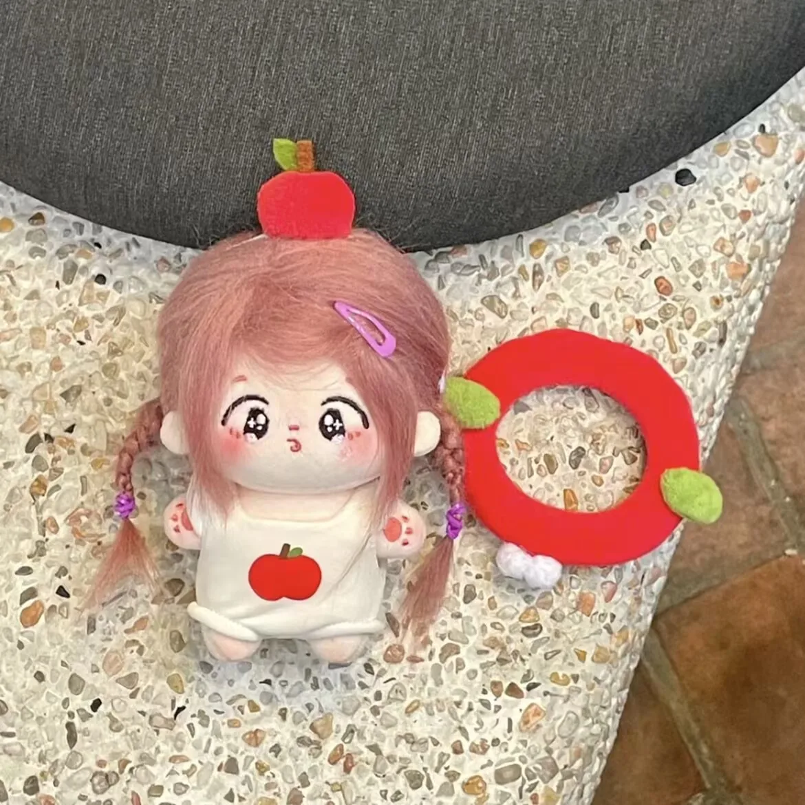 새로운 10cm 아기옷, 면 인형, 귀여운 캐주얼 운동복, 작은 사과 세트, 봉제인형 드레스업 옷