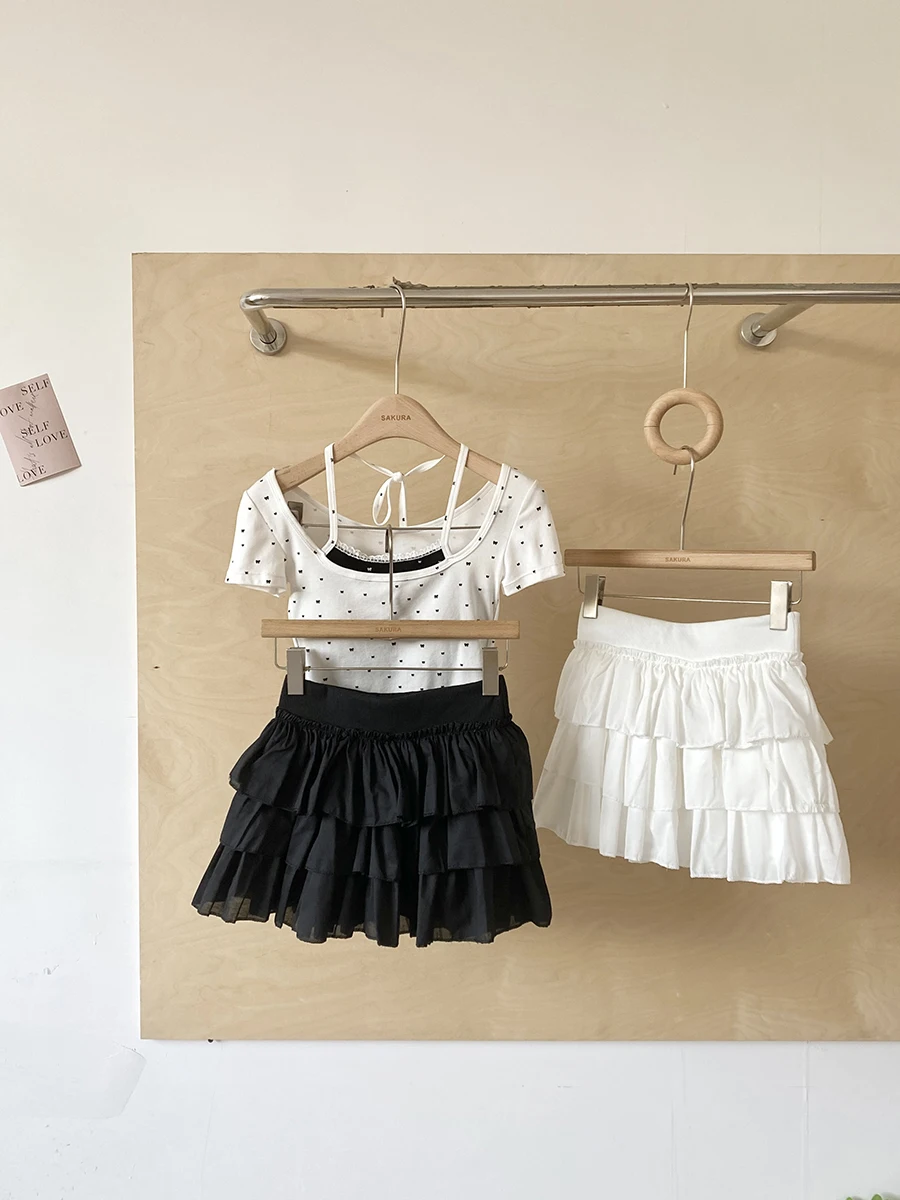 

Весна 2026: Модная универсальная женская юбка-трапеция с высокой талией, из полиэстера, однотонная, с эффектом омоложения, не просвечивает