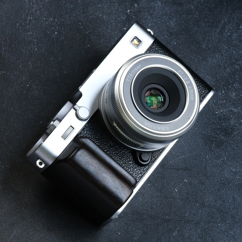 

XE5 Lightweight Wooden Handle for Fuji X-E5 X E5 Handle Walnut Ebony Padauk Desert Ironwood Handle Grip Photography Accessories