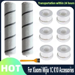 For Xiaomi Mijia 1C K10 Handheld Wireless Vacuum Cleaner Hepa Filter Rolling Brush Replacement RollerBrush Parts Brushes