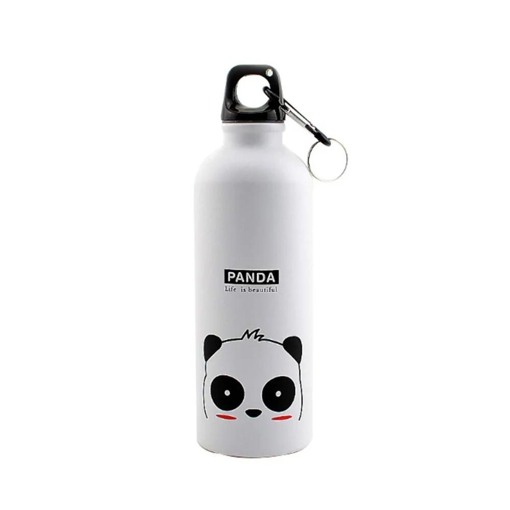 Cute Children's Sports Thermos Leak-proof Water Bottle with Portable Hanging Ring 500ML Suitable for Cold Drinks/hot Drinks