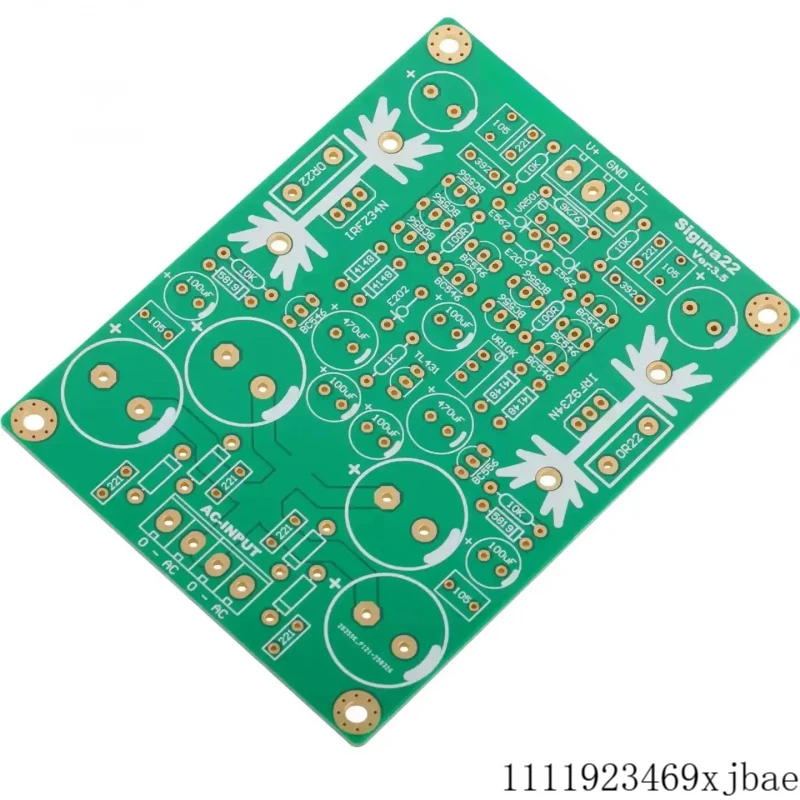 1PCS Sigma22 Linear Servo Regulated Power Supply Bare PCB Board DIY