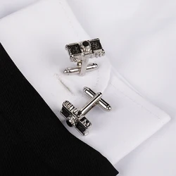 2 Pcs/set Vintage Camera Mens Cufflinks Personality Sleeve Button For Boys Festival Gift Shirt Suit Tuxedo Jewelry